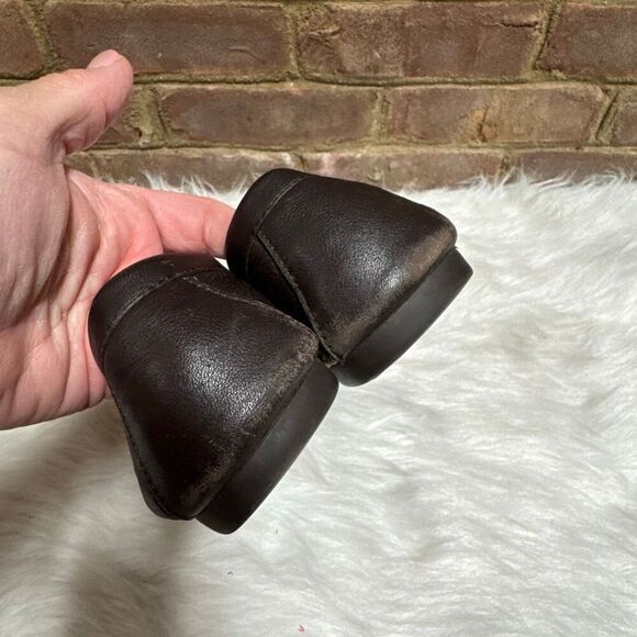 Coach Womens Fredrica Brown Leather Loafers Size 8.5 - Picture 8 of 11